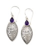 Samuel B. Silver 0.70 ct. tw. Amethyst Earrings