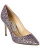 Jimmy Choo Romy 85 Glitter Pump