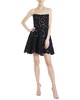 Monique Lhuillier Strapless Guipure Lace Cocktail Dress