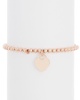 ADORNIA 14K Rose Gold Vermeil Ball Bead Bracelet