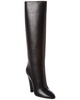 Saint Laurent 68 Tube Leather Knee-High Boot