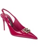 Dolce & Gabbana DG Logo Leather Slingback Pump