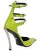 Versace Spiked Pin Point Leather Pump