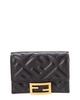 FENDI Micro Trifold Leather Wallet