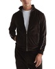 rome velour zip through jacket