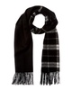 AllSaints Max Check Wool Scarf