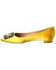 Manolo Blahnik Hangisi Satin Flat