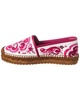 Dolce & Gabbana Brocade Canvas & Leather Espadrille