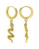 ADORNIA 14K Plated Hoops