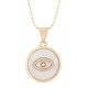 ADORNIA 14K Over Silver Evil Eye Necklace