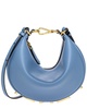 FENDI Fendigraphy Mini Leather Hobo Bag