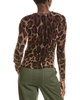 wool & cashmere-blend printed leopard jumper