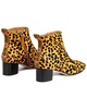 Johnny Was Leopard Haircalf Bootie