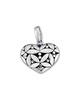 Samuel B. Silver Leaf Heart Pendant