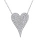 Diana M. Fine Jewelry 14K 0.43 ct. tw. Diamond Heart Necklace