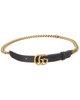 Gucci GG Marmont Thin Chain Leather Belt