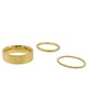 ADORNIA 14K Plated Stacking Ring