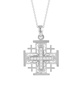 I. Reiss 14K 0.30 ct. tw. Diamond Cross Necklace