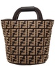 FENDI FF Jacquard Cashmere Tote