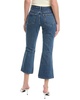 GANNI Betzy Mid Blue Stone High Rise Slim Flare Crop Jean