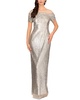 Aidan Mattox Fully Beaded Long Dress