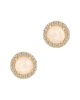 ADORNIA Fine Jewelry 14K Over Silver 3.00 ct. tw. Moonstone CZ Halo Studs