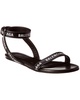 Balenciaga Logo Leather Sandal