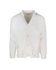 Logo Embroidered V-neck Knitted Cardigan