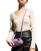 Dinner Roll Suede Chain Top-Handle Bag