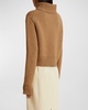 Jovie Cashmere Boxy Turtleneck Sweater