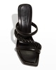 Diosa Leather Three Band Sandals