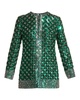 Scale Strass Embellished Organza Jacket