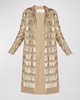 Organza Sequin Embroidered Coat