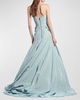 Enlightenment Draped Strapless Gown