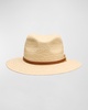 V-Logo Moon Straw Fedora 