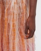 Tiered Fringe Ombre Maxi Skirt