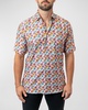 Men's Galileo Floral Skull Sport Shirt