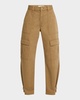 Barrel-Leg Cargo Pants