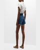 Ellis Mid-Rise Denim Shorts