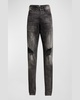 Men's Faded Distressed Jeans