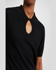 Talallia Keyhole Cutout Shirt