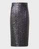 Sequin Jersey Pencil Skirt