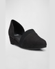 Ida Suede D'Orsay Ballerina Pumps