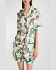 Ingo Floral-Print Silk Twill Pajama Set