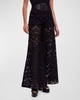 Clotilde Wide-Leg Floral Lace Pants