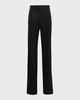 Men's Straight-Leg Pleated Trousers