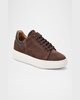 Men's Salvatore Low-Top Suede Sneakers 