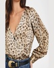 Sandra Leopard Blouse