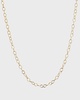 18k Yellow Gold Oval-Link Chain Necklace