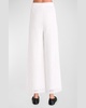 Spector Cropped Wide-Leg Eyelet Pants